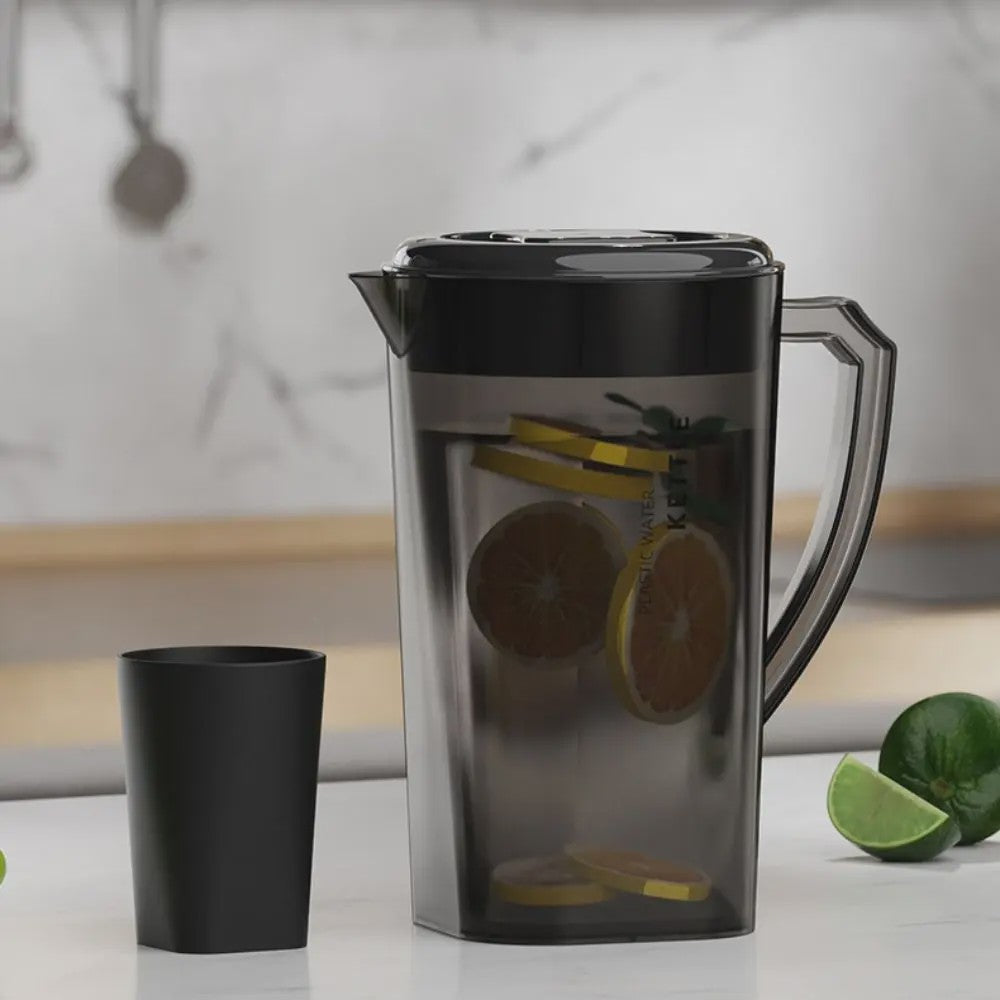 Grote Kunststof Waterkan met Deksel - 1.3L, 2.2L, 3L - Hittebestendig & Valbestendig