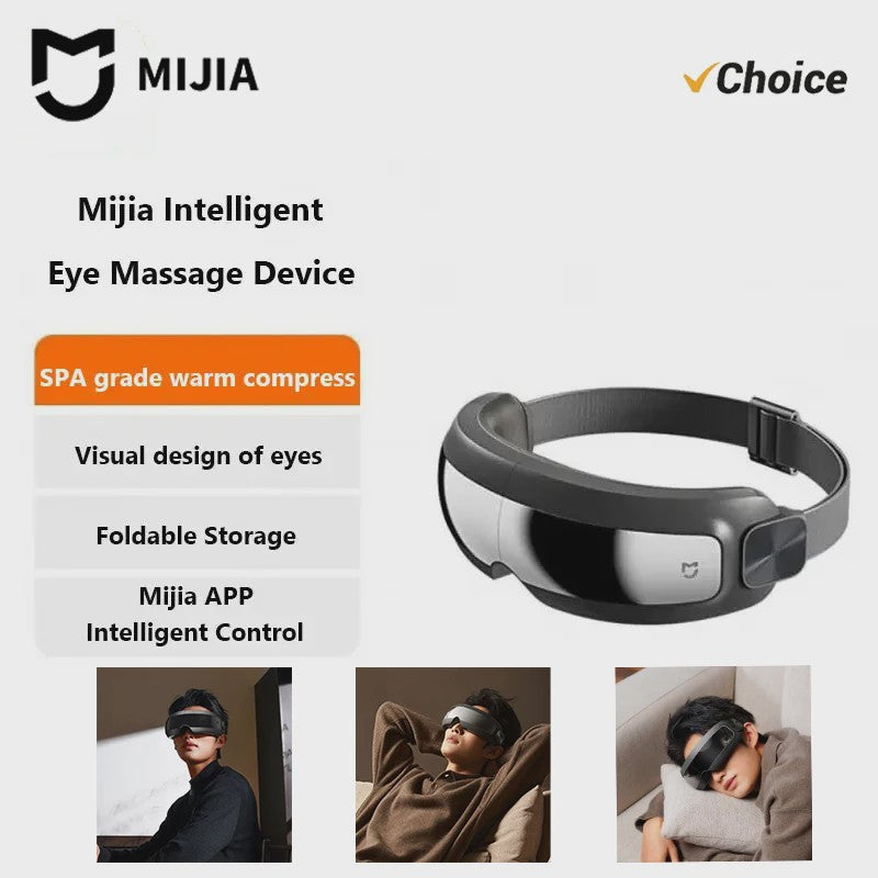 MIJIA Slimme Oogmassager: Zone Massage, Opvouwbaar & App-gestuurd voor Ooggezondheid