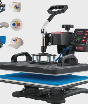 5-in-1 Heat Press Machine 12x15 inch - Digitale Sublimatie Transfer Printer