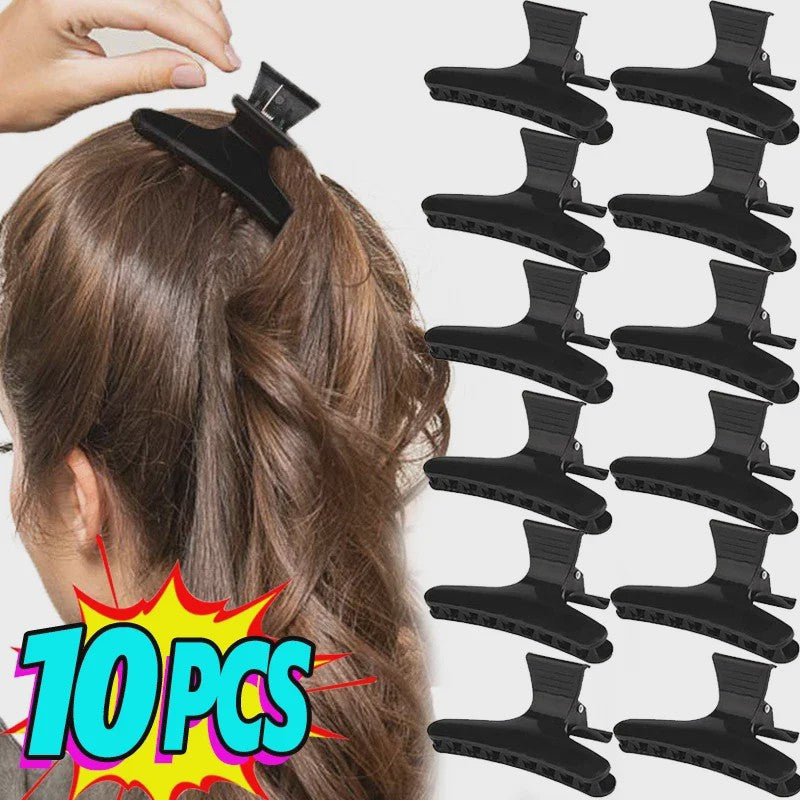 Professionele Haarclips Vlinder Model - Set van 10 Stuks voor Styling en Sectie