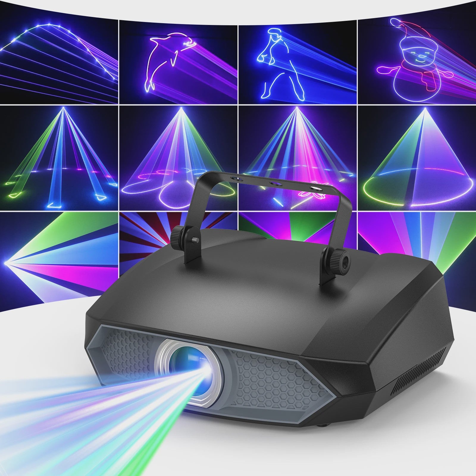 100W 3D Laser Show Projector - RGB DJ Disco Party Licht met DMX & App Controle