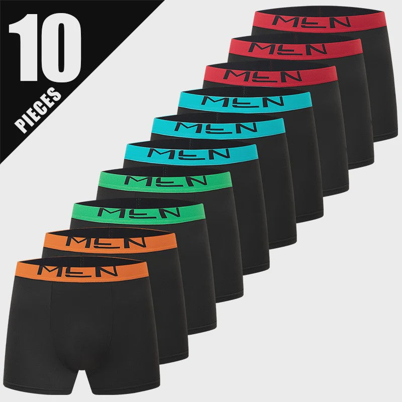 Set van 5 of 10 Heren Boxershorts - Comfortabel, Modieus en Elastische Taille