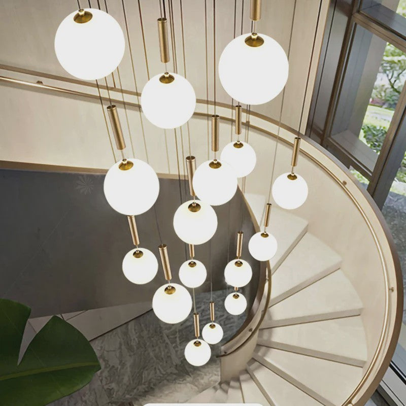 Moderne LED Plafond Hanglamp - Stijlvolle Verlichting voor Woon- en Eetkamer