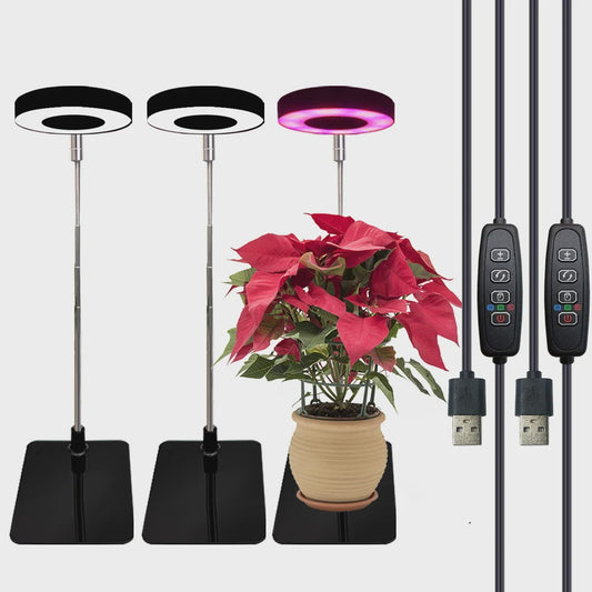 HOMEFISH LED Plantengroeilamp met Timer & Dimfunctie - Volledig Spectrum