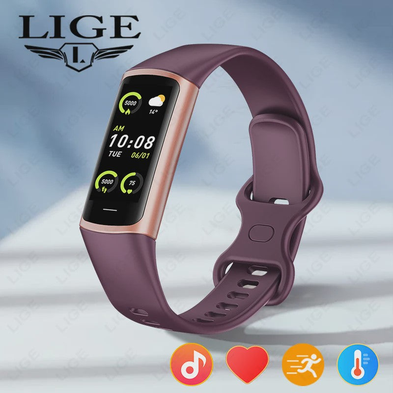 Smartwatch C68L: Fitness Tracker, Gezondheidsmonitor & Waterdichte Sport Armband voor Dames & Heren