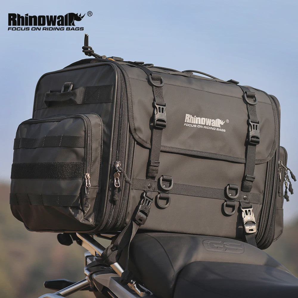 Rhinowalk Motor Bagage Tas - Waterdicht & Uitbreidbaar (19L-80L)