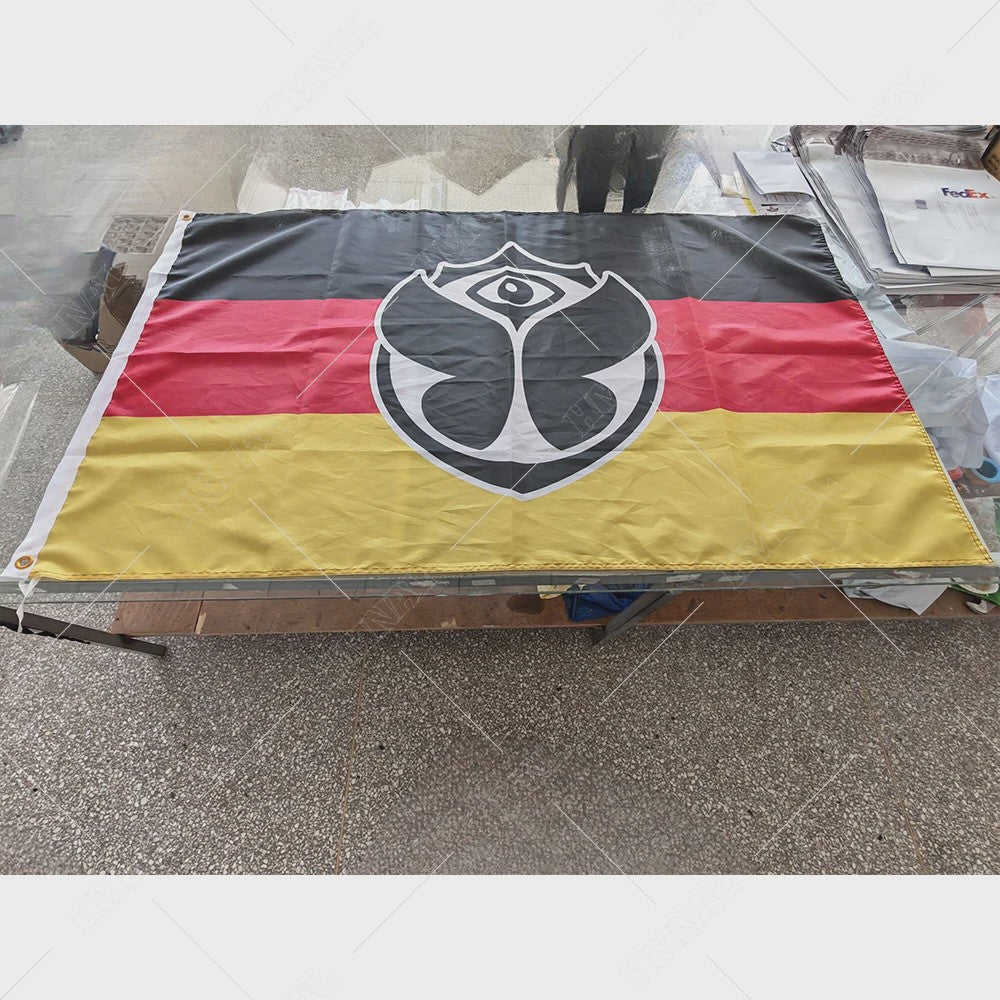 Tomorrowland Vlag 90x150cm - Duitsland, Mexico, België, Spanje - 100D Polyester