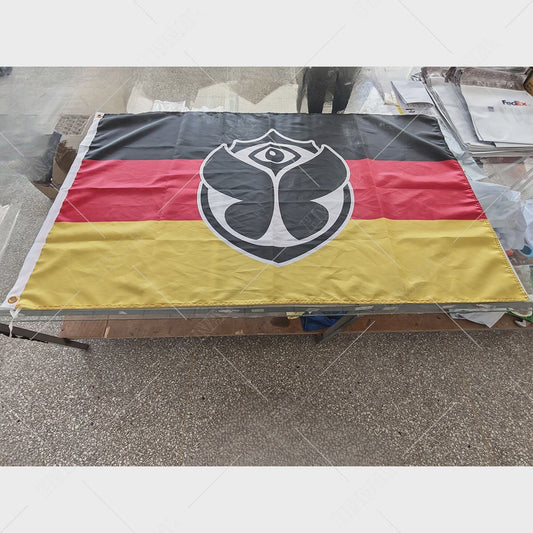 Tomorrowland Vlag 90x150cm - Duitsland, Mexico, België, Spanje - 100D Polyester
