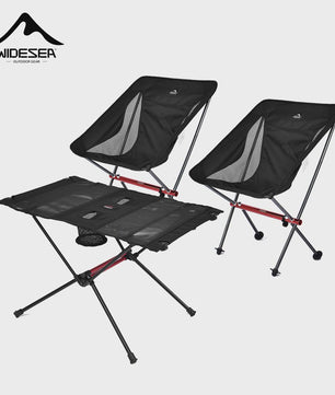 Lichtgewicht Opvouwbare Campingstoel en Tafel Set - Outdoor, Picnic, Reizen