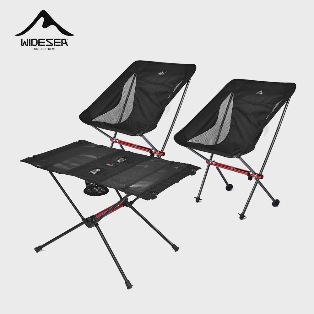 Lichtgewicht Opvouwbare Campingstoel en Tafel Set - Outdoor, Picnic, Reizen