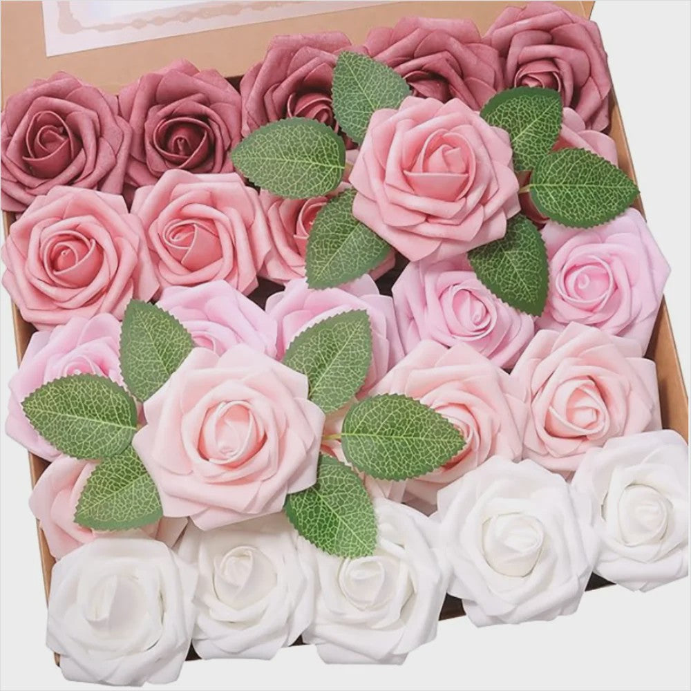Kunst Rozen Foam - Set van 10 tot 100 Stuks - Decoratie Bruiloft, Feest & Cadeau