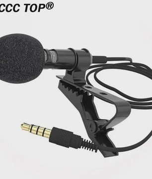 Externe Lavalier Microfoon met 3.5mm Jack voor Auto Radio, DVD-spelers en meer