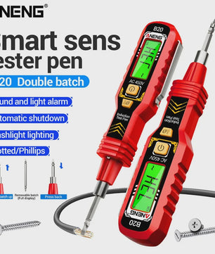 ANENG B20 Spanningsmeter & Schroevendraaier Pen - Dubbelzijdig, Digitaal Display