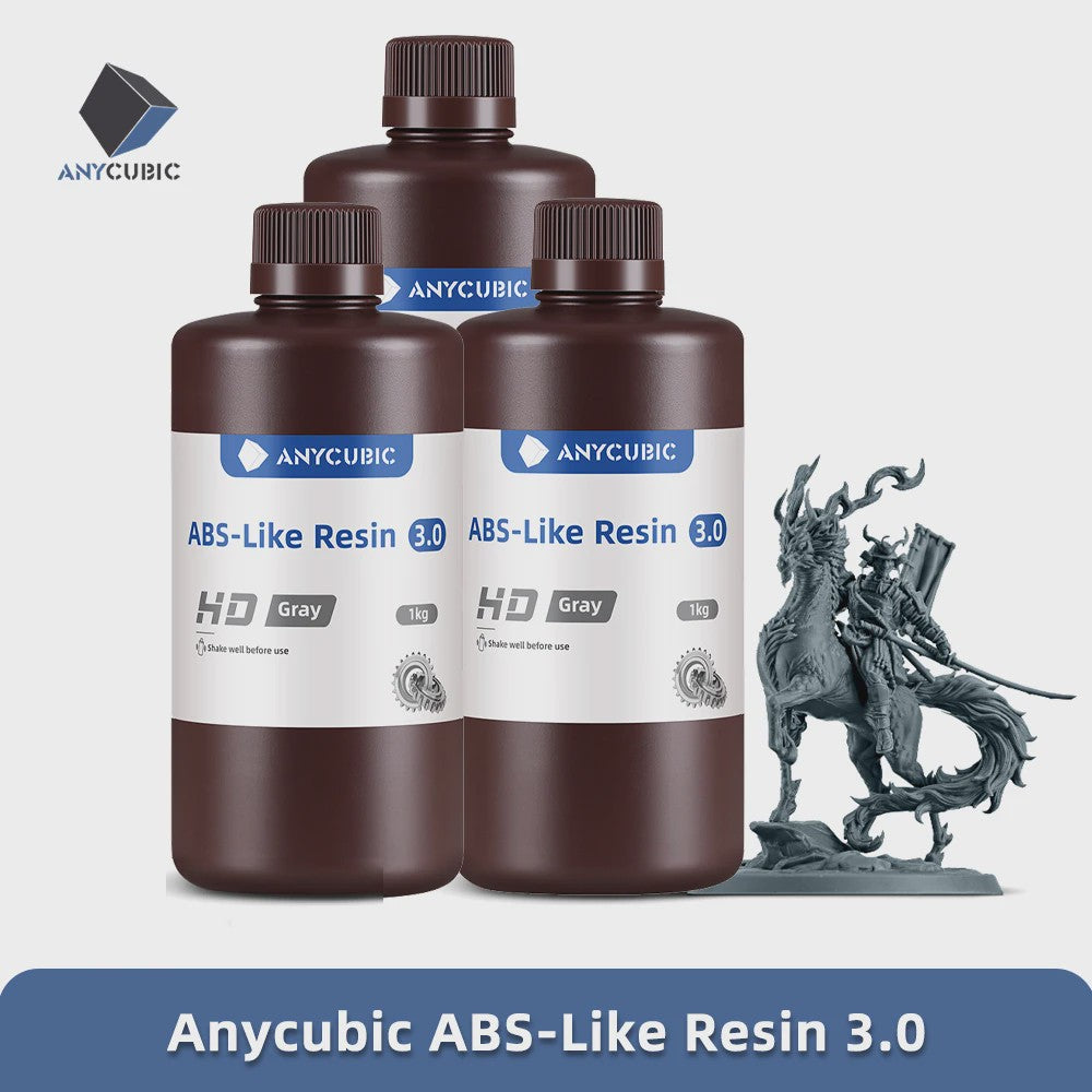 Anycubic ABS-Like Resin 3.0 - Hoge Nauwkeurigheid, Sterk & Lage Krimp voor 3D Printers