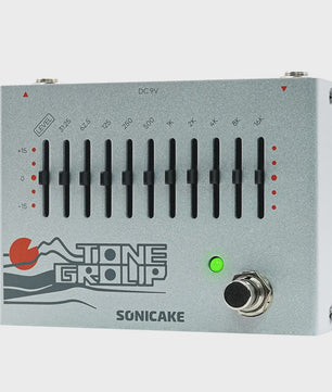 SONICAKE QDS-01 Tone Group 10-Band EQ Gitaar Bas Effectpedaal - 100% Analoog