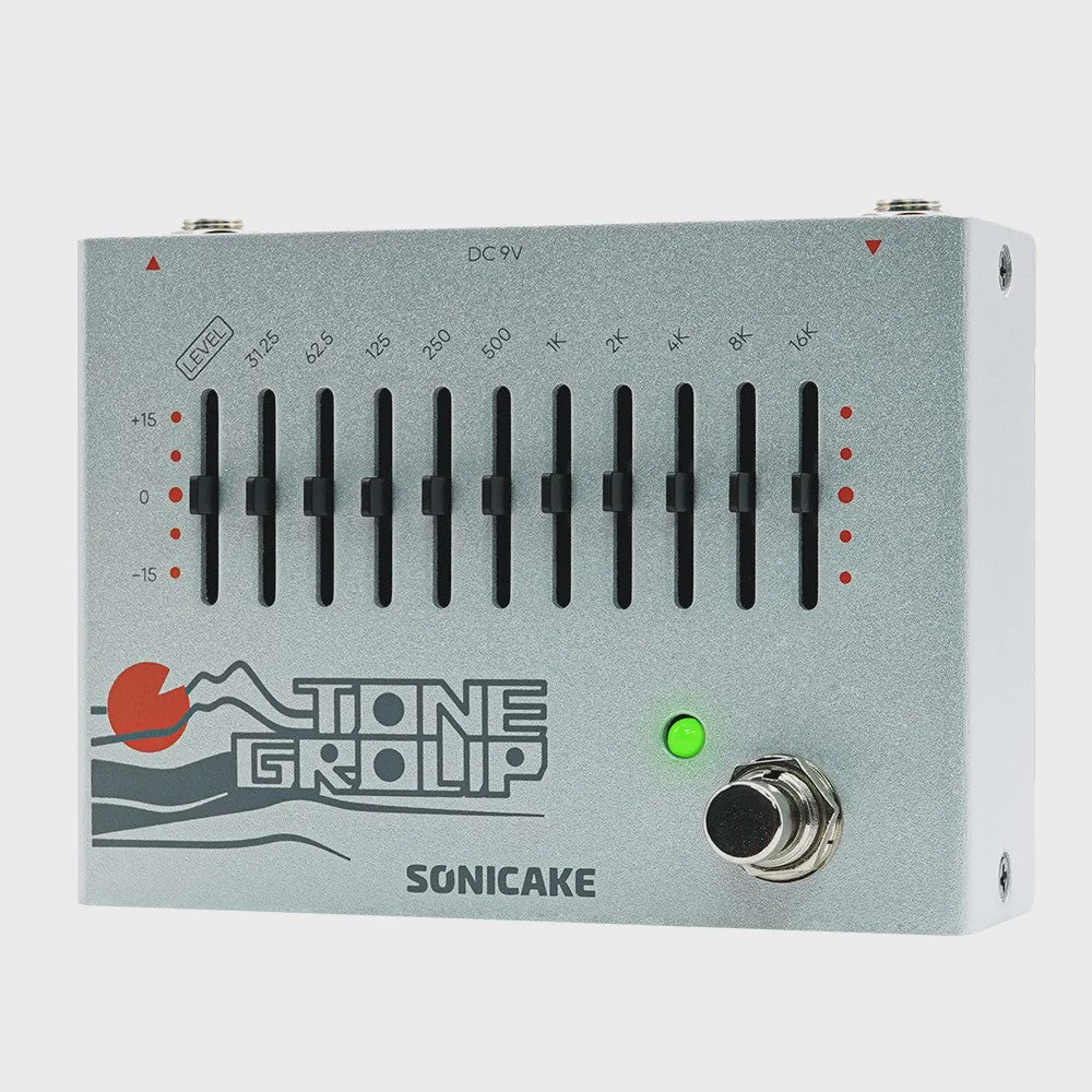 SONICAKE QDS-01 Tone Group 10-Band EQ Gitaar Bas Effectpedaal - 100% Analoog