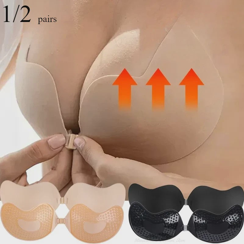 Onzichtbare Push-Up BH - Strapless, Backless & Zelfklevend voor Perfecte Decolleté