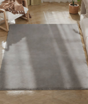 HOMCOM carpet salon 160x120 cm long-haired carpet, machine washable, non-slip, fake fur, for living room, bedroom to