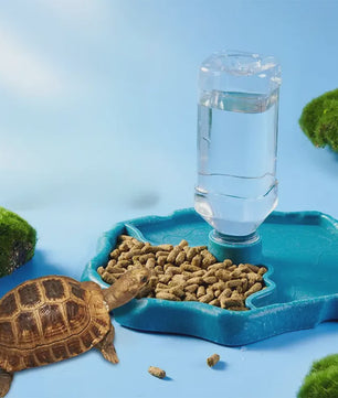 Automatische Reptielen Voerbak en Waterschaal - Afneembaar & Makkelijk Schoon te Maken