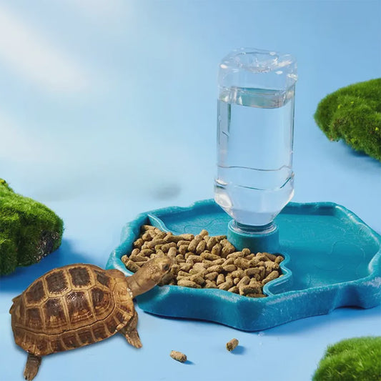 Automatische Reptielen Voerbak en Waterschaal - Afneembaar & Makkelijk Schoon te Maken
