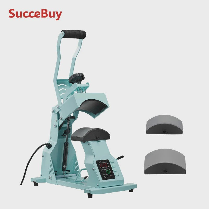 Professionele Hoeden Hittepers Machine met 2/4 Verwisselbare Platen