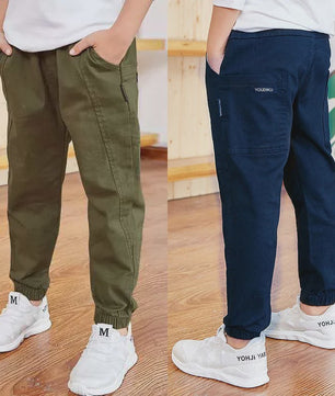 Jongens Broek Katoen Lente Herfst Casual Sport Broek Kinderen 3-13 Jaar
