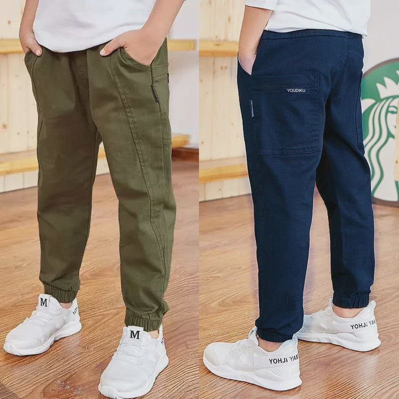 Jongens Broek Katoen Lente Herfst Casual Sport Broek Kinderen 3-13 Jaar