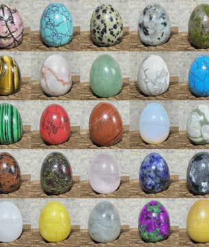 Natuurstenen Ei - Kleine Gepolijste Steen voor Meditatie, Stressverlichting & Decoratie