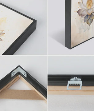 DIY Poster Frame Set: Metaal & Hout in 8 Kleuren voor Galerij Decoratie