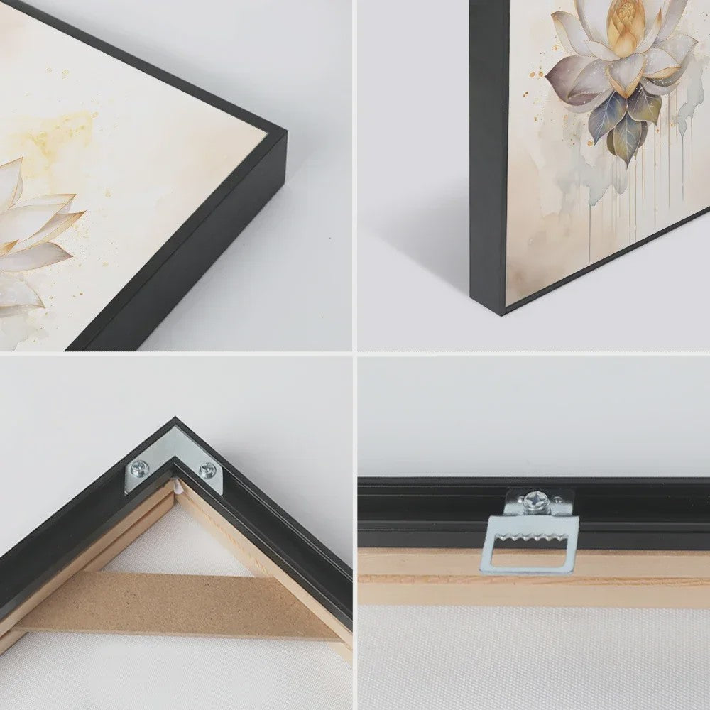 DIY Poster Frame Set: Metaal & Hout in 8 Kleuren voor Galerij Decoratie