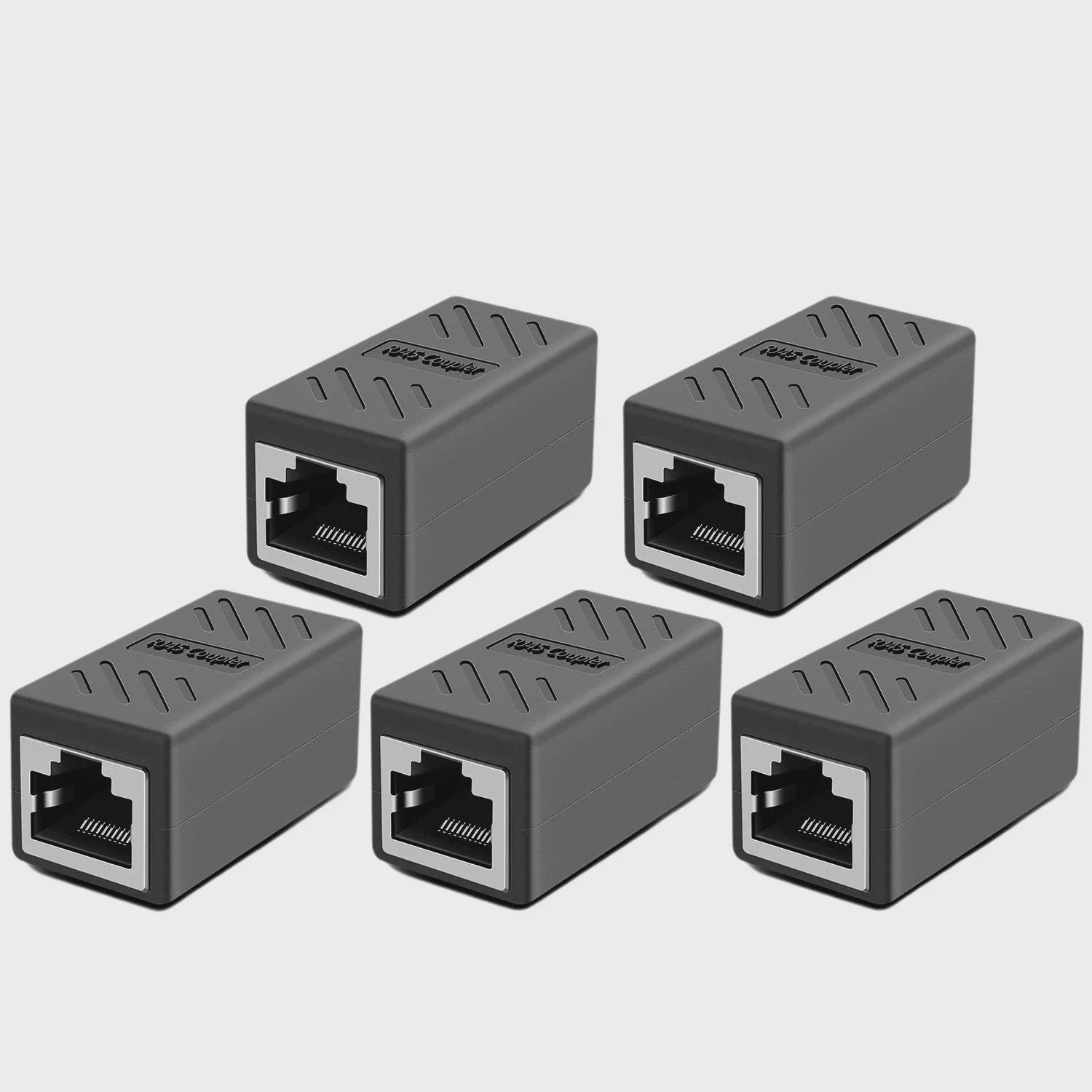 RJ45 Ethernet Kabel Verlengstuk - 1000Mbps LAN Connector voor Cat6/Cat5e - Female naar Female