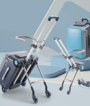 Multifunctionele Kinder Reiskoffer: Zitten, Rijden & Waterdicht