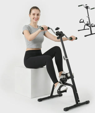 Compacte Hometrainer Fiets voor Benen en Armen - Verstelbare Weerstand - Ideaal voor Senioren en Zittend Gebruik