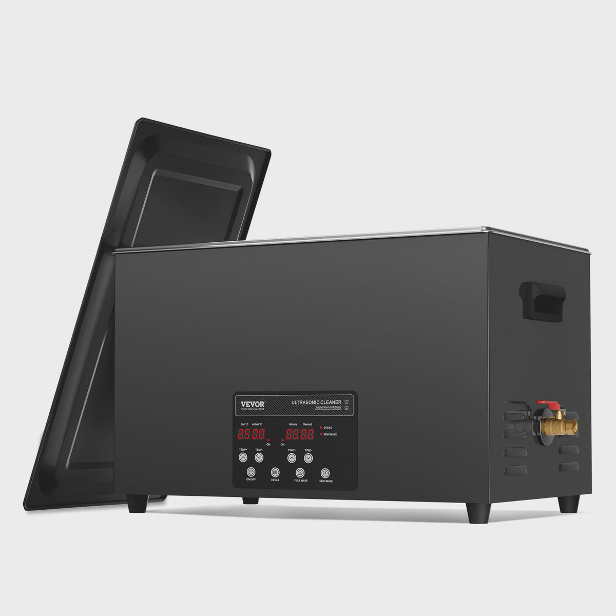 30L Digitale Ultrasone Reiniger met Ontgassing en Zachte Modus - Sieraden & Glas