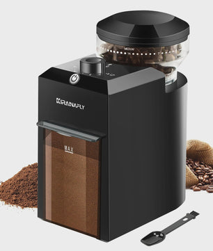 Elektrische Koffiemolen met 28 Instellingen voor Espresso, French Press & Filterkoffie