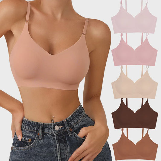 Naadloze Push-Up BH met IJszijde - Comfortabele Crop Top Stijl