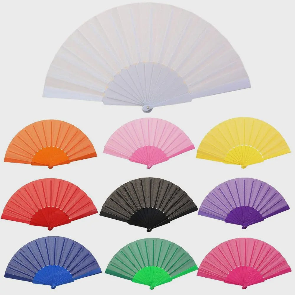 Elegante Chinese Vouwbare Handwaaier - Perfect voor Feest, Dans & Cosplay