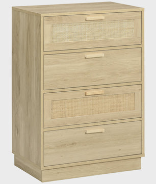 Bohemian Commode met 4 Lades - Natuurlijk Design voor Woonkamer & Hal