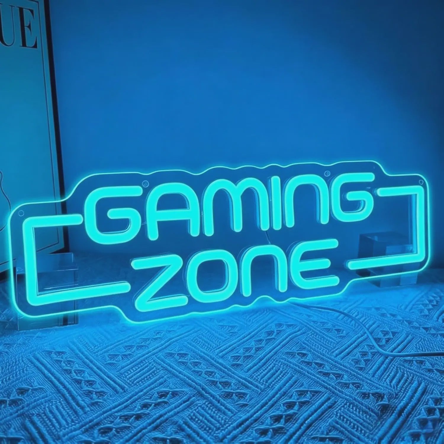 Gaming Zone LED Neon Sign - Dimbare USB Wanddecoratie voor Gamekamer