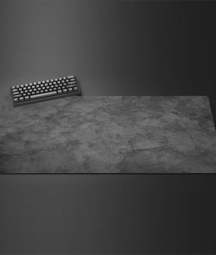 Grote Grijze XXL Muismat voor Bureau & Gaming - Desktop Toetsenbord Mat