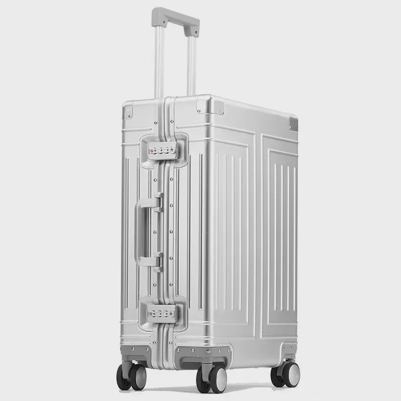Luxe Aluminium Trolley Koffer - Hoge Capaciteit & Universele Wielen