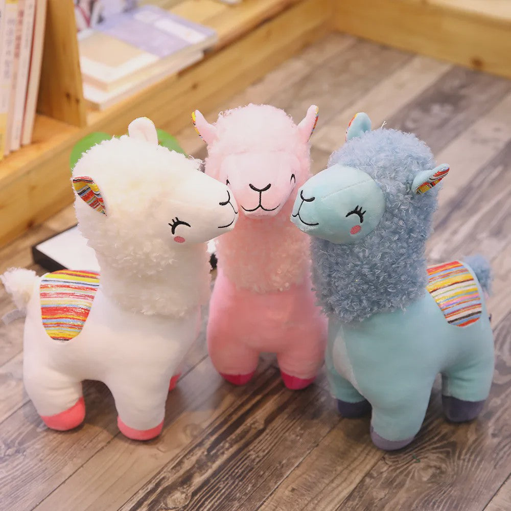 Schattige Alpaca Lama Pluche Knuffel - 25cm Zacht Speelgoed voor Kinderen en Decoratie