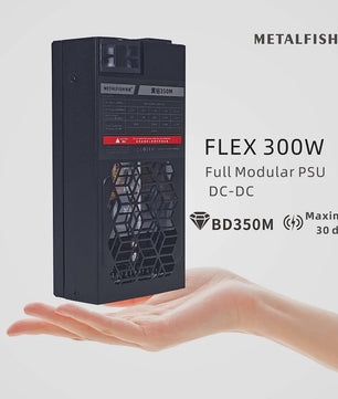 METAFISH Flex 300W Full Modular Flex-ATX Voeding voor Mini PC & NAS