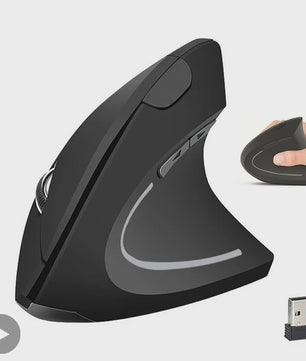 Ergonomische Verticale Draadloze Muis - Oplaadbaar & Draagbaar voor PC/Laptop