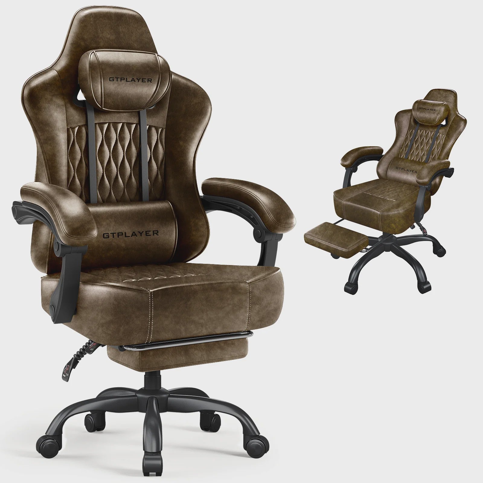 Ergonomische GTPLAYER Gaming Stoel - Verstelbaar, Comfortabel en Stijlvol