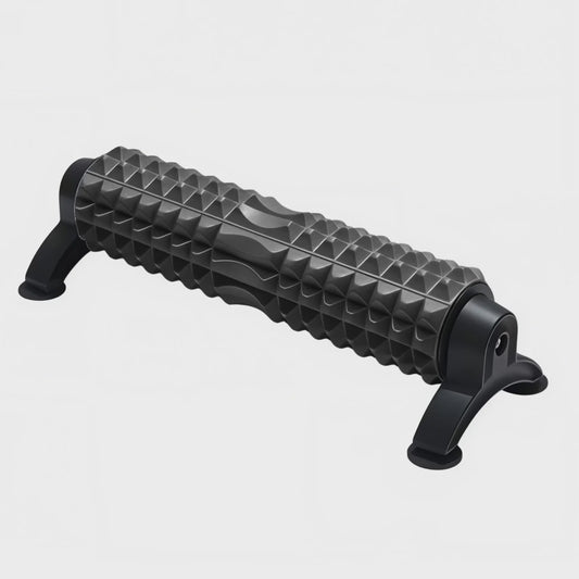 Foam Roller with Stand, 45cm Foam Roller Long Yoga Roller Foam Exercise Roller for Muscle Massage & Relaxation, Yoga Pilates
