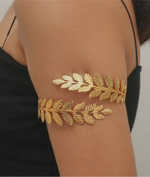 Verstelbare Bladvorm Armband - Romeinse Stijl Arm Sieraden voor Bruiden