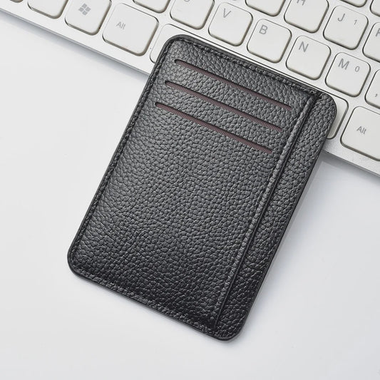 Ultra-dunne PU Lederen Creditcard Portemonnee - Zakformaat Kaarthouder