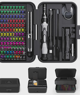 132-delige Precisie Schroevendraaierset - Professionele Handgereedschap Kit voor Elektronica