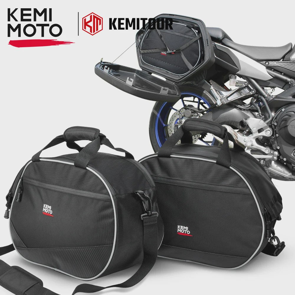 Waterdichte Motor Zijkoffers / Zadeltassen - Set voor Yamaha MT-07, MT-09, FJR 1300, TDM 900